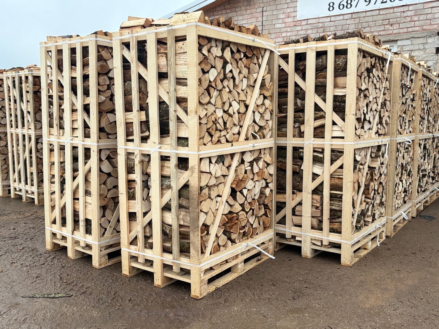 1.8RM Oak, Ash, Birch Firewood boxes ( Choose options )